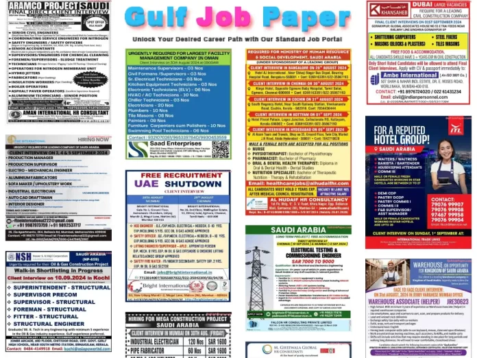 Gulf Job Paper 26 August