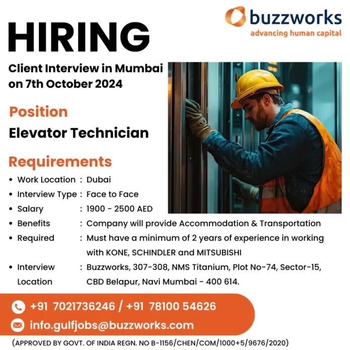 Elevator Technician Jobs