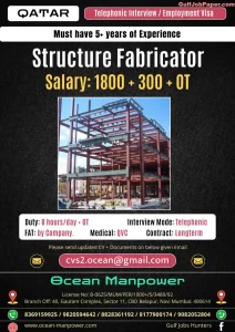 Structure Fabricators Job