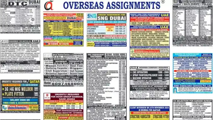 Assignments Abroad Times Mumbai Jobs