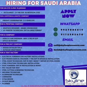 Job Opportunities in Saudi