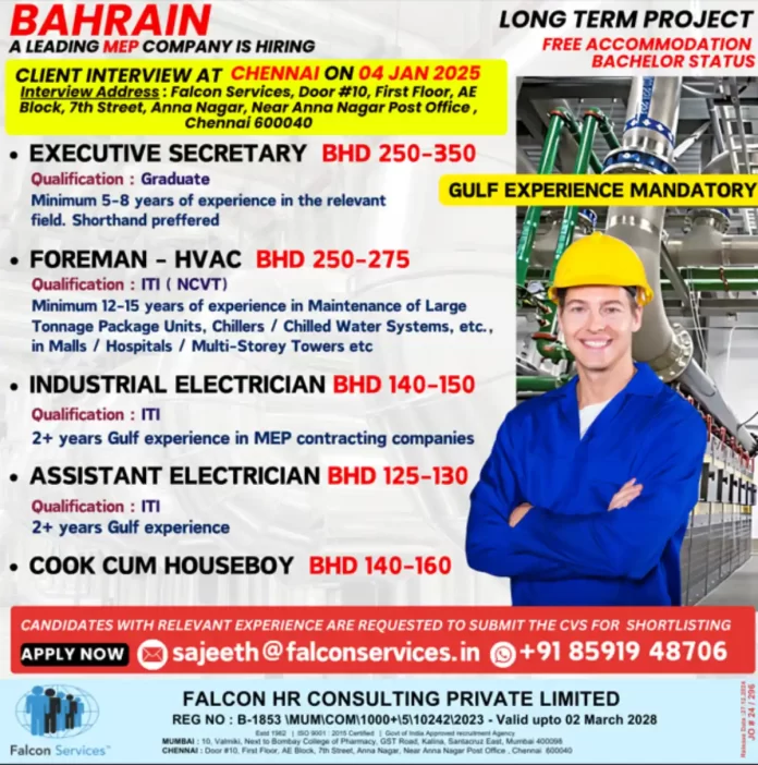 Openings in Bahrain