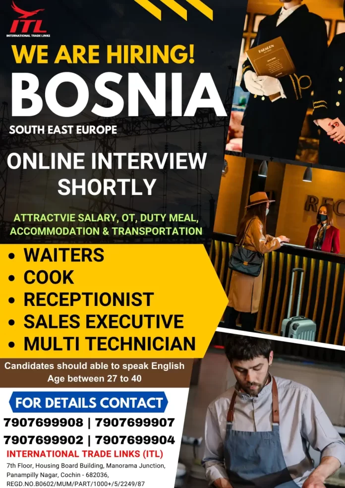 Hiring for Multiple Positions in Bosnia