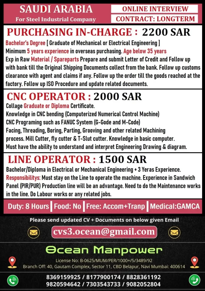 Exciting Job Opportunities in Saudi