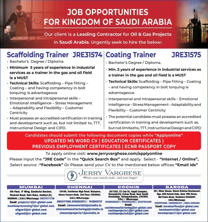 Hiring Scaffolding and Coating Trainers