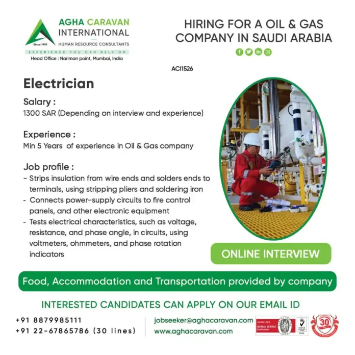 Hiring for Oil and Gas Industry