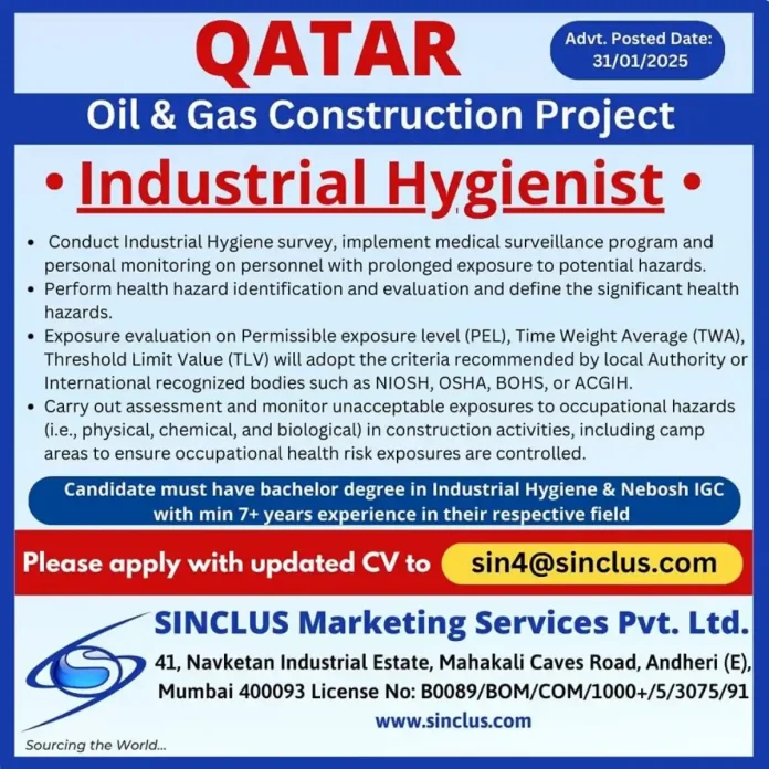 Oil and Gas Safety Jobs in Qatar