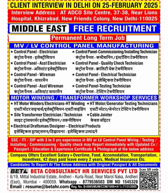 Electrical Technician Jobs