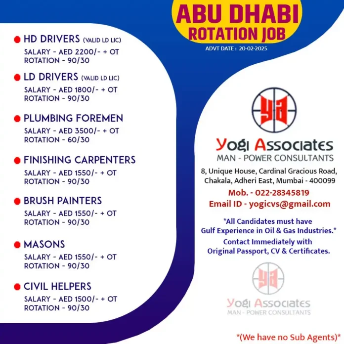 Abu Dhabi Oil and Gas Jobs