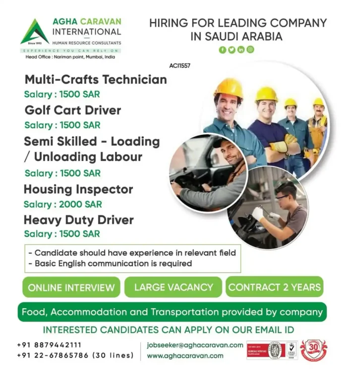 Jobs in Saudi Arabia 2025