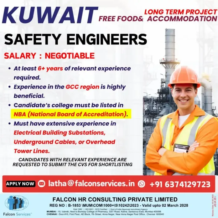 Safety Engineer Jobs in Kuwait