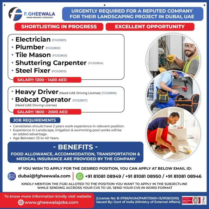 Electrician Jobs in Dubai