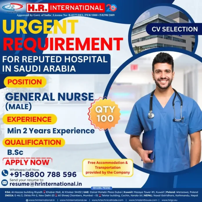 Nurse Jobs in Saudi Arabia